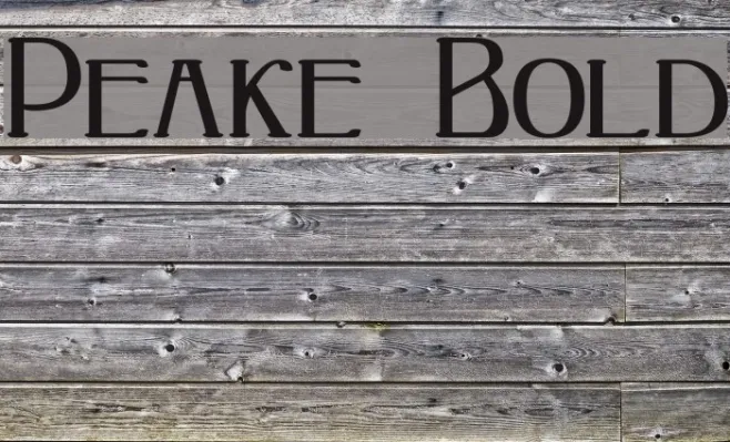 Peake Bold Example 1