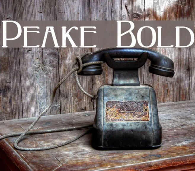 Peake Bold Example 3