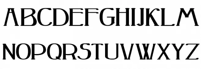 Peake-Squat Bold フォント 大文字