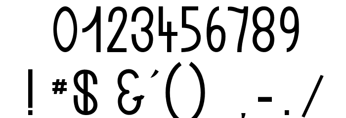 Peanut Butter Cookies Font OTHER CHARS