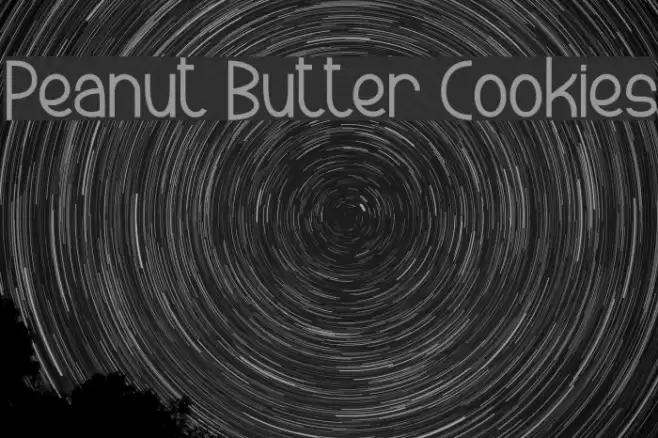 Peanut Butter Cookies Font examples