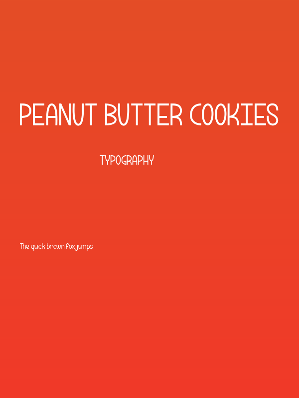 Peanut Butter Cookies Poster