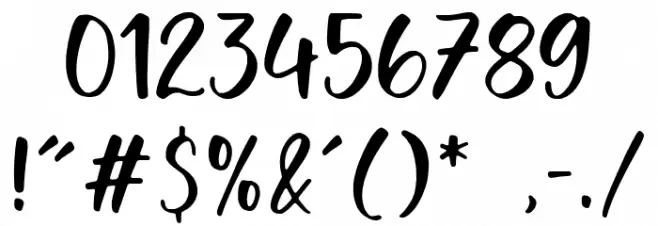 Peanut Crumble Font OTHER CHARS