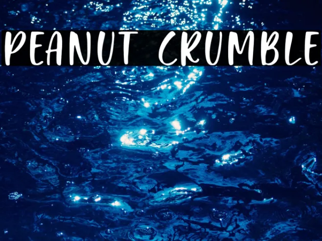 Peanut Crumble Example 3