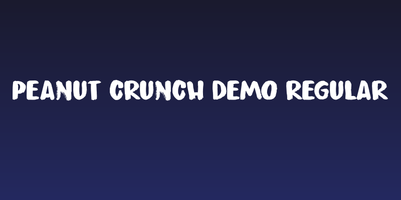 Peanut Crunch DEMO Regular Social Header