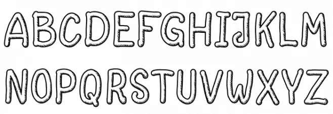 Peanut Schriftart Groß