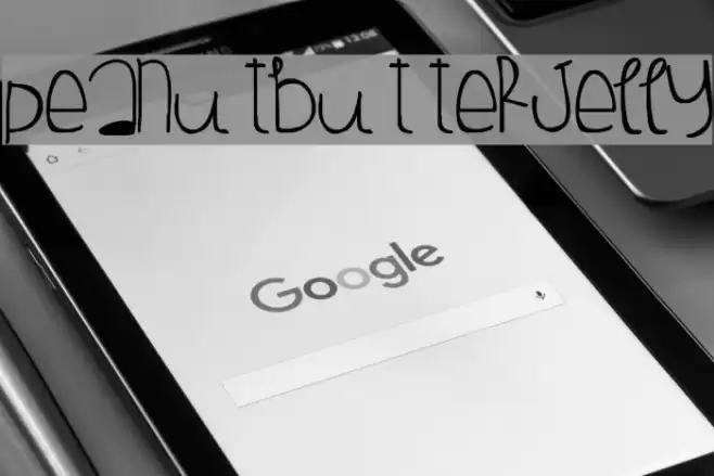PeanutButterJelly Font examples