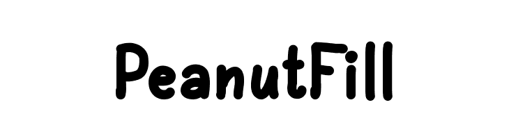 PeanutFill  Descarca Fonturi Gratis