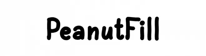 PeanutFill  Frei Schriftart Herunterladen
