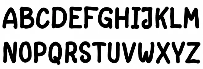 PeanutFill Schriftart Groß