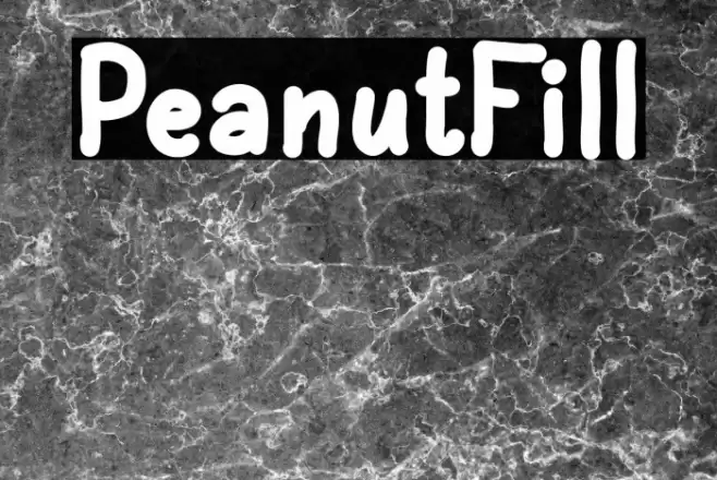 PeanutFill Font examples