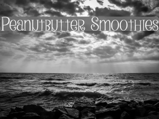 Peanutbutter Smoothies Fuentes examples