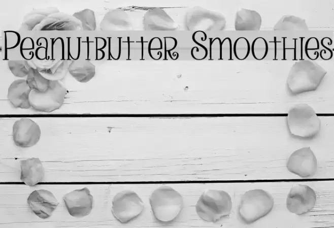 Peanutbutter Smoothies Fuentes examples