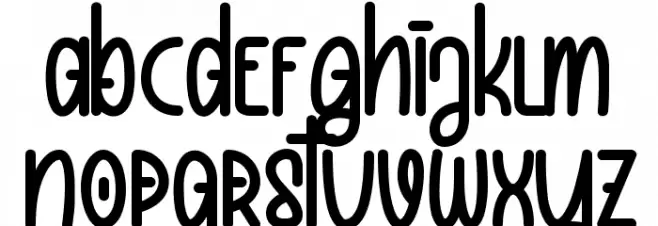 Peanuth Demo Font LOWERCASE