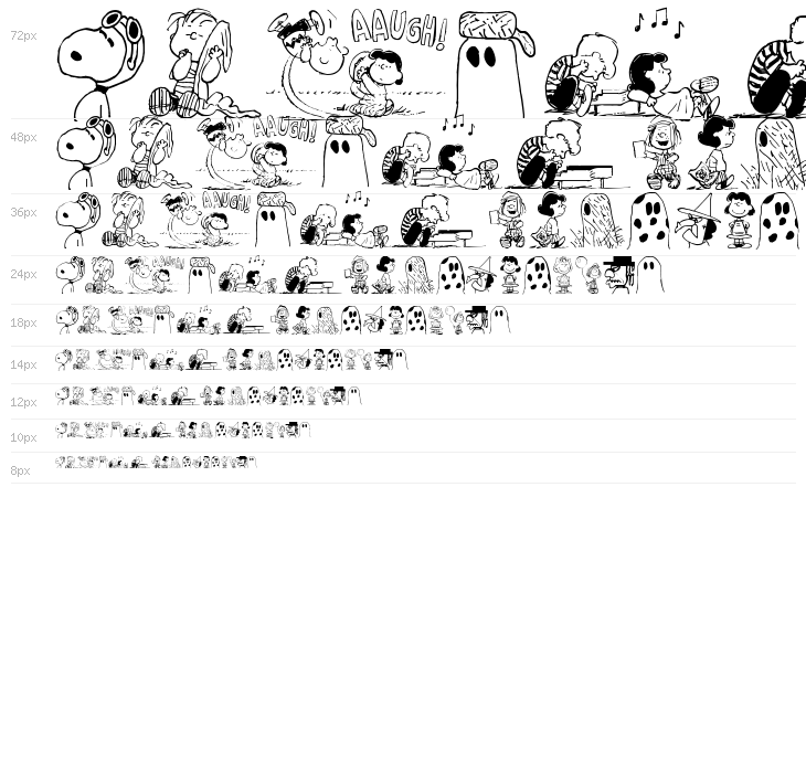 Peanuts Gang Dings Waterfall