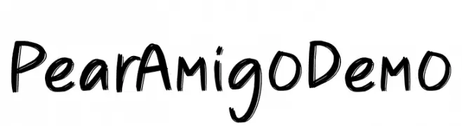 Pear Amigo Demo  नि: शुल्क फ़ॉन्ट्स डाउनलोड