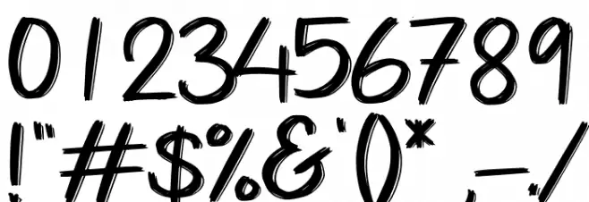 Pear Amigo Demo Font OTHER CHARS