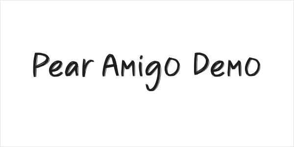 Pear Amigo Demo Logo