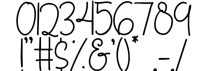 Pear Leaves Font OTHER CHARS