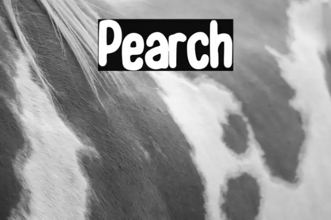 Pearch Font examples