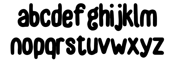 Pearch Font LOWERCASE