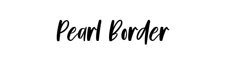 Pearl Border  免费字体下载