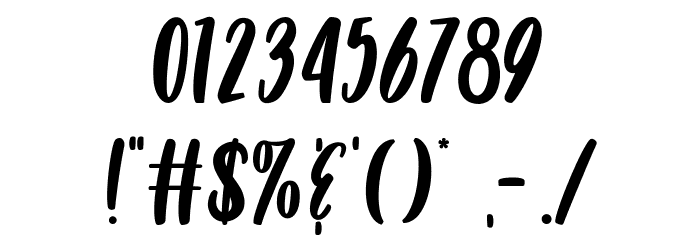 Pearl Border Font OTHER CHARS