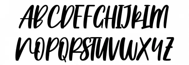 Pearl Border Schriftart Groß