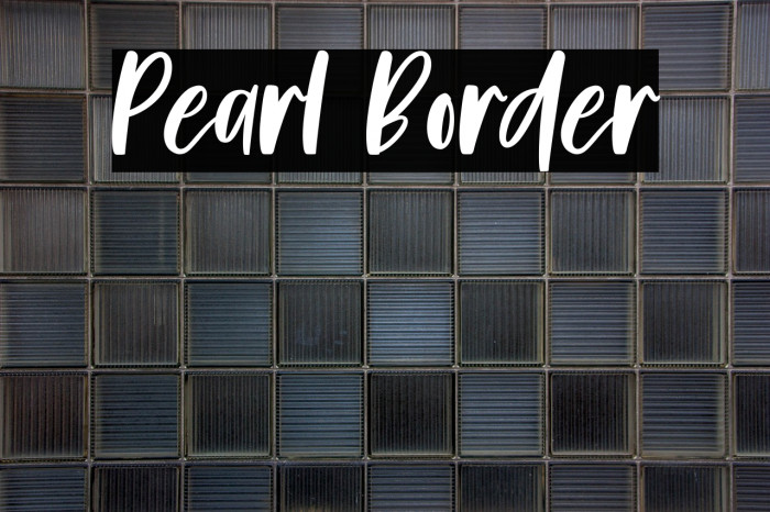 Pearl Border Example 3