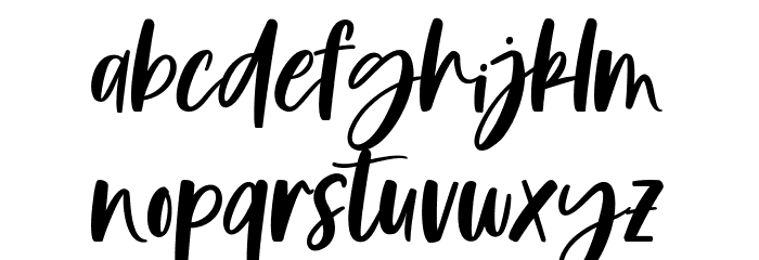Pearl Border Font LOWERCASE