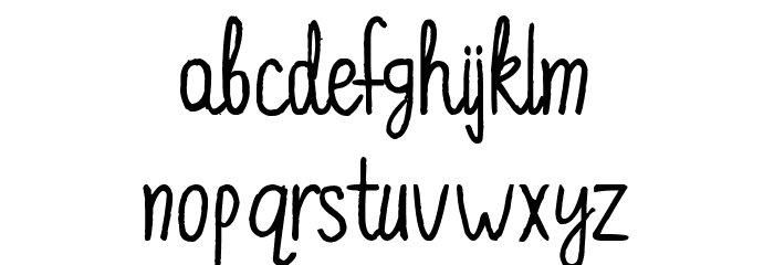 Pearlesce Font LOWERCASE
