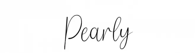 Pearly  Frei Schriftart Herunterladen