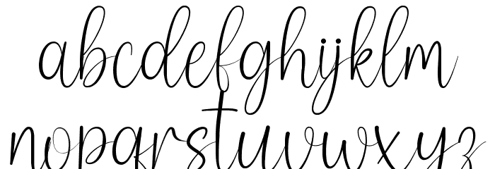 Pearly Font LOWERCASE