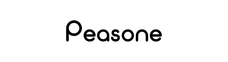 Peasone  font caratteri gratis