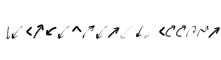PeaxWebdesignarrows フォント