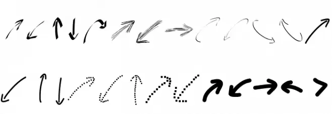 PeaxWebdesignarrows Polices MAJUSCULES
