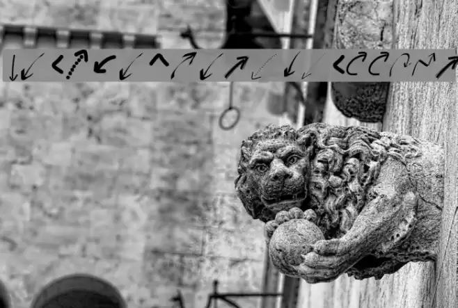 PeaxWebdesignarrows フォント examples