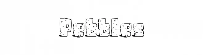 Pebbles  नि: शुल्क फ़ॉन्ट्स डाउनलोड