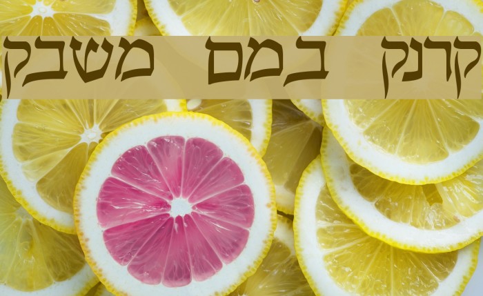 Pecan_ Sonc_ Hebrew Font examples