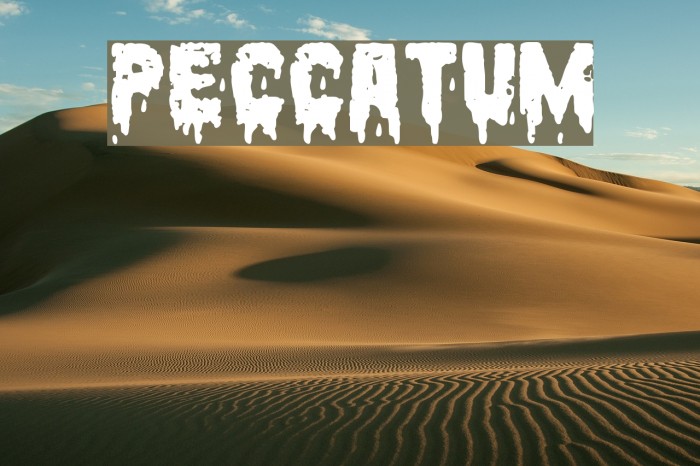 Peccatum Font examples