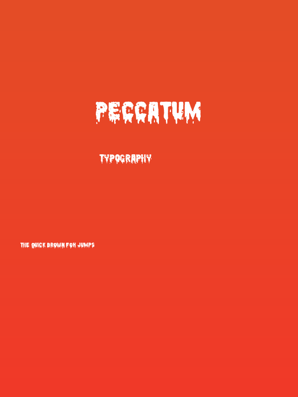 Peccatum Poster