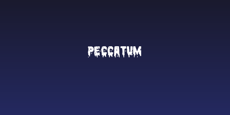 Peccatum Social Header