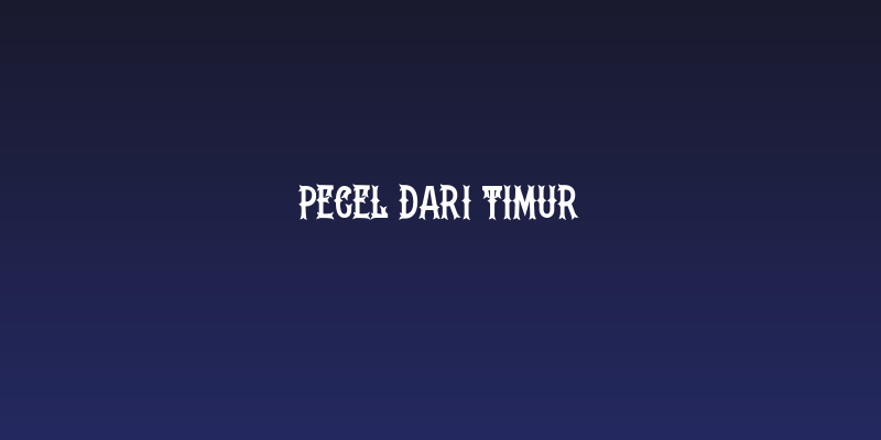 Pecel Dari Timur Social Header