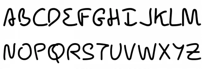 Pecita Schriftart Groß