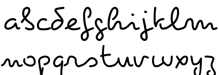 Pecita Font LOWERCASE