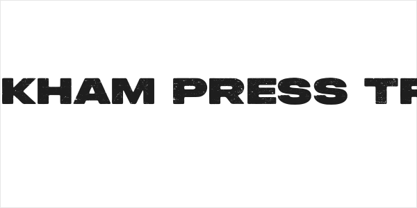Peckham Press Trial Logo