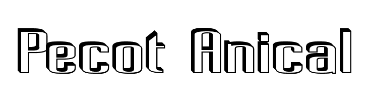 Pecot Anical Font