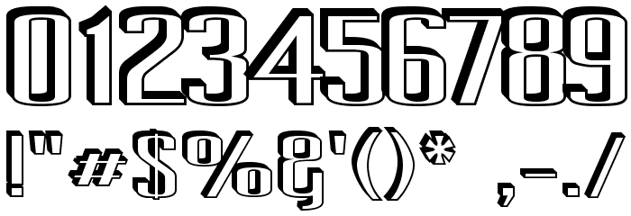 Pecot Anical Font OTHER CHARS