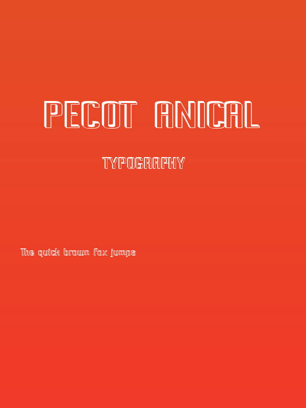 Pecot Anical Poster