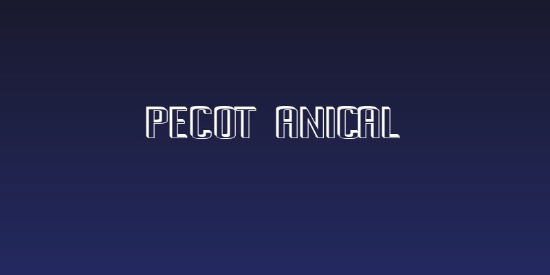 Pecot Anical Social Header